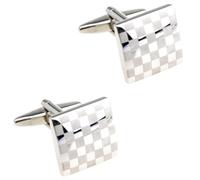 Silver Black Golden Knots Cuff Links for Men, Laser-Cut Designs, Wedding & Business Accessories