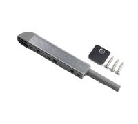 Silver Black or Gold Secure Heavy Duty Alloy Push to Open Touch Release Cabinet Door Catch Latch for Cupboard for Wardrobe Drawer Aluminum in Construction (Silver)