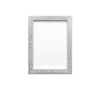 Silver Bling Colour Flat Bright | Mirror Effect | Pop Star Photo Frame | Picture Frame | Poster Frame with Moulding measures 28mm wide and 16mm deep - (45.7x30.5cm) 18"x12"