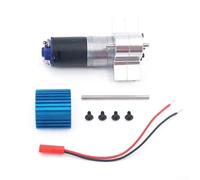 Silver Blue 370 Motor Metal Case for Heng Long for feiyu Silver