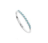 Silver Blue Elements Bangle Bracelet Gift Present Ladies Jewellery