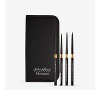 Silver Brush : Black Velvet : Voyage Travel Brush : Series 3100ST : Round : Set of 4