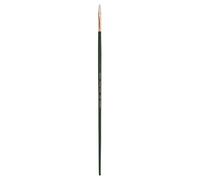 Silver Brush Grand Prix Filbert Long Handle Brush, Hog Bristle, Dark Green