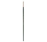Silver Brush Grand Prix Filbert Long Handle Brush, Hog Bristle, Dark Green