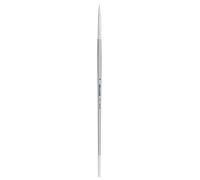 Silver Brush Limited 1500-4 Silverwhite Professional Round Brush, Japanese Synthetic Filament Acrylic and Watercolour Brush, Size 4, Long Handle