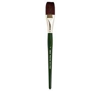 Silver Brush Limited 2511S-1in Ruby Satin Professional Stroke Paintbrush, Synthetic Filament Acrylic and Oil Paint Brush, Size 1 Inch, Short Handle