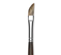 Silver Brush Limited 2612-1/2in Monza Professional Dagger Striper Brush, Synthetic Mongoose Filament Acrylic and Oil Paint Brush, Size 1/2 Inch, Long Handle