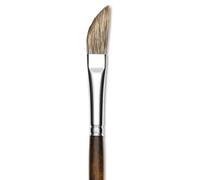 Silver Brush Limited 2612-1/4in Monza Professional Dagger Striper Brush, Synthetic Mongoose Filament Acrylic and Oil Paint Brush, Size 1/4 Inch, Long Handle