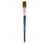 Silver Brush Limited 2711S-3/4 BelleAqua Professional Stroke Paint Brush, Soft Premium Synthetic Red Sable Watercolour Brush, Size 3/4 Inch, Short Handle