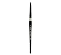 Silver Brush Limited 3000S-10 Black Velvet Professional Large Round Paint Brush, Natural Squirrel Hair and Synthetic Mix Blend Filament Watercolour Brush, Size 10, Short Handle