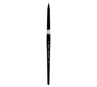 Silver Brush Limited 3000S-12 Black Velvet Professional Large Round Paint Brush, Natural Squirrel Hair and Synthetic Mix Blend Filament Watercolour Brush, Size 12, Short Handle