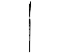 Silver Brush Limited 3012S-1/4in Black Velvet Professional Dagger Striper Brush, Natural Squirrel Hair and Synthetic Mix Blend Filament Watercolour Brush, Size 1/4 Inch, Short Handle