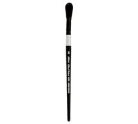 Silver Brush Limited 3025S-SM Black Velvet Professional Jumbo Round Wash Brush, Natural Squirrel Hair and Synthetic Mix Blend Filament Watercolour Brush, Small, Short Handle