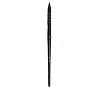 Silver Brush Limited 5025S-20 Silver Atelier Squirrel Blend Quill Brush, Natural and Synthetic Blend Filament Premium Watercolour Brush, Size 20, Short Handle