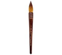 Silver Brush Limited 5225S-160 Silver Atelier Golden Taklon Quill Brush, Premium Synthetic Watercolour Brush, Size 160, Short Handle