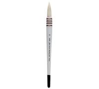 Silver Brush Limited 5325S-60 Silver Atelier Goat Hair Blending Quill Brush, Premium Natural Filament Watercolour Brush, Size 60, Short Handle
