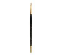 Silver Brush Limited 7102S-2 Renaissance Professional Bright Paint Brush, Kolinsky-Grade Soft Red Sable Filament Watercolour and Oil Paint Brush, Size 2, Short Handle Detail Brush