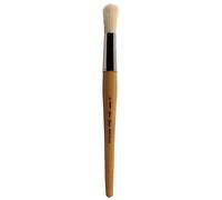Silver Brush Limited 8000-40 Silver Jumbo Professional Large Round Paint Brush, Natural White Hog Bristle Acrylic and Oil Paint Brush, Size 40, Mid Length Handle
