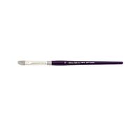 Silver Brush Limited 8841S-10 Silver Silk 88 Professional Soft Curve Brush, Premium Synthetic Silver Taklon Filament Watercolour, Oil and Acrylic Paint Brush, Size 10, Short Handle