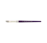 Silver Brush Limited 8841S-12 Silver Silk 88 Professional Soft Curve Brush, Premium Synthetic Silver Taklon Filament Watercolour, Oil and Acrylic Paint Brush, Size 12, Short Handle