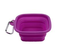 Silver Brush Limited 9058 Silver Essentials 500ml Square Collapsible Silicone Water Bowl, Leak-Proof Paint Brush Water Cup for Water Media Painting, for Studio, Travel, and Plein Air, 2 Pack