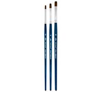 Silver Brush Limited BelleAqua Brights Watercolour Paintbrush Set, 3pc