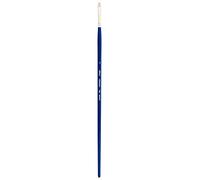 Silver Brush Limited Bristlon Bright Oil and Acrylic Paintbrush, Size 1 | Long Handle, Stiff Fine Point Synthetic Bristle, Lightly Textured Strokes, Maximum Paint Absorbency, Easel Painting