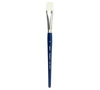 Silver Brush Limited Bristlon Bright Oil and Acrylic Paintbrush, Size 10