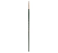 Silver Brush Limited Grand Prix Bright Oil Paintbrush, Size 2, Long Handle | Long Handle, Stiff Flagged Hog Bristle, Superb Paint Absorbency, Lightly Textured Choppy, Tight Strokes, Easel Painting