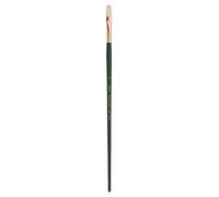 Silver Brush Limited Grand Prix Flat Oil Paintbrush, Size 4, Long Handle