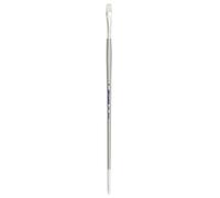Silver Brush Limited Silverwhite Bright Watercolour Paintbrush, Size 4 | Long Handle, Acrylic, Gouache, Inks, Dyes, Soft Fine Point Faux Sable Bristle, Superb Paint Absorbency, Choppy, Tight Strokes