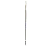 Silver Brush Limited Silverwhite Bright Watercolour Paintbrush, Size 6 | Long Handle, Acrylic, Gouache, Inks, Dyes, Soft Fine Point Faux Sable Bristle, Superb Paint Absorbency, Choppy, Tight Strokes
