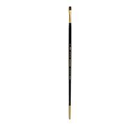 Silver Brush Renaissance Bright Long HandleSeries 7102 Size 6, Pure Kolinsky Sable Hair, Black, 31x1x1 cm