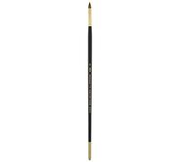 Silver Brush "Renaissance Cats Tongue Long Handle Series Brush, Pure Kolinsky Sable Hair, Black, Size 6