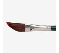 Silver Brush Limited 2512S1/2 Ruby Satin Dagger Striper Brush for Fluid and Flow Acrylics, Size 1/2 Inch, Short Handle