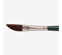 Silver Brush Limited 2512S3/8 Ruby Satin Dagger Striper Brush for Fluid and Flow Acrylics, Size 3/8 Inch, Short Handle