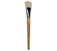 Silver Brush Series 8003 Silver Jumbo Filbert Mid Length Handle Brush, Size 30, White Hog Bristle, Clear
