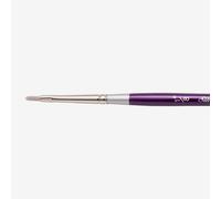 Silver Brush : Silver Silk 88 : Synthetic Brush : Series 8803S : Oval Crescent : Size 1/8 in