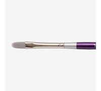 Silver Brush : Silver Silk 88 : Synthetic Brush : Series 8803S : Oval Crescent : Size 3/8 in