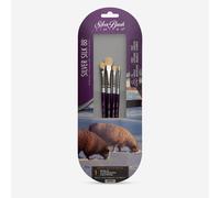 Silver Brush : Silver Silk 88 : Synthetic Brush : Series 8819S : Mini Mop : Set of 4