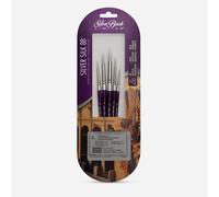 Silver Brush : Silver Silk 88 : Synthetic Brush : Series 8831S : Ultra Round : Set of 4