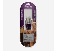 Silver Brush : Silver Silk 88 : Synthetic Brush : Short Handle : Set 102 : 5 Pieces