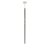 Silver Brush Silverstone Fan Long Handle Brush, Hog Bristle, Deep Maroon, Size 1