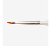 Silver Brush : Ultra Mini : Golden Taklon Brush : Series 2406S : Angular : Size 12/0