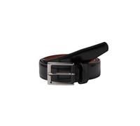 Silver Buckle Leather Dress Belt - male - Brooks Brothers - Belts - Black - S - Accessories S