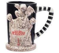 Silver Buffalo Beetlejuice Here Lies Ceramic 3D Sculpted Mug