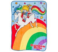 Silver Buffalo - Blonde in Rainbowland - Starlite and Twink - Fleece Blanket 45 x 60 inches - Soft and Comfortable - 180 g/m²