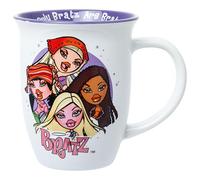 Silver Buffalo Bratz Circle Group 16oz Wide Rim Ceramic Mug