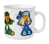 Silver Buffalo Bratz Dolls Featuring Yasmin, Sasha, Jade, and Cloe Ceramic Camper Mug, 20 Ounces