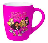 Silver Buffalo Bratz Dolls Pink Stars Fashion, Ceramic Mug, 25oz